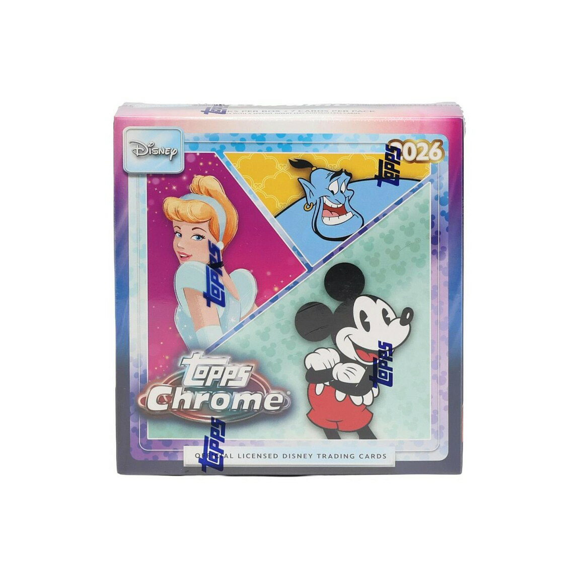 ディズニー英語版 2026 Topps Chrome Disney メガボックス X-Fractorパラレル 56枚