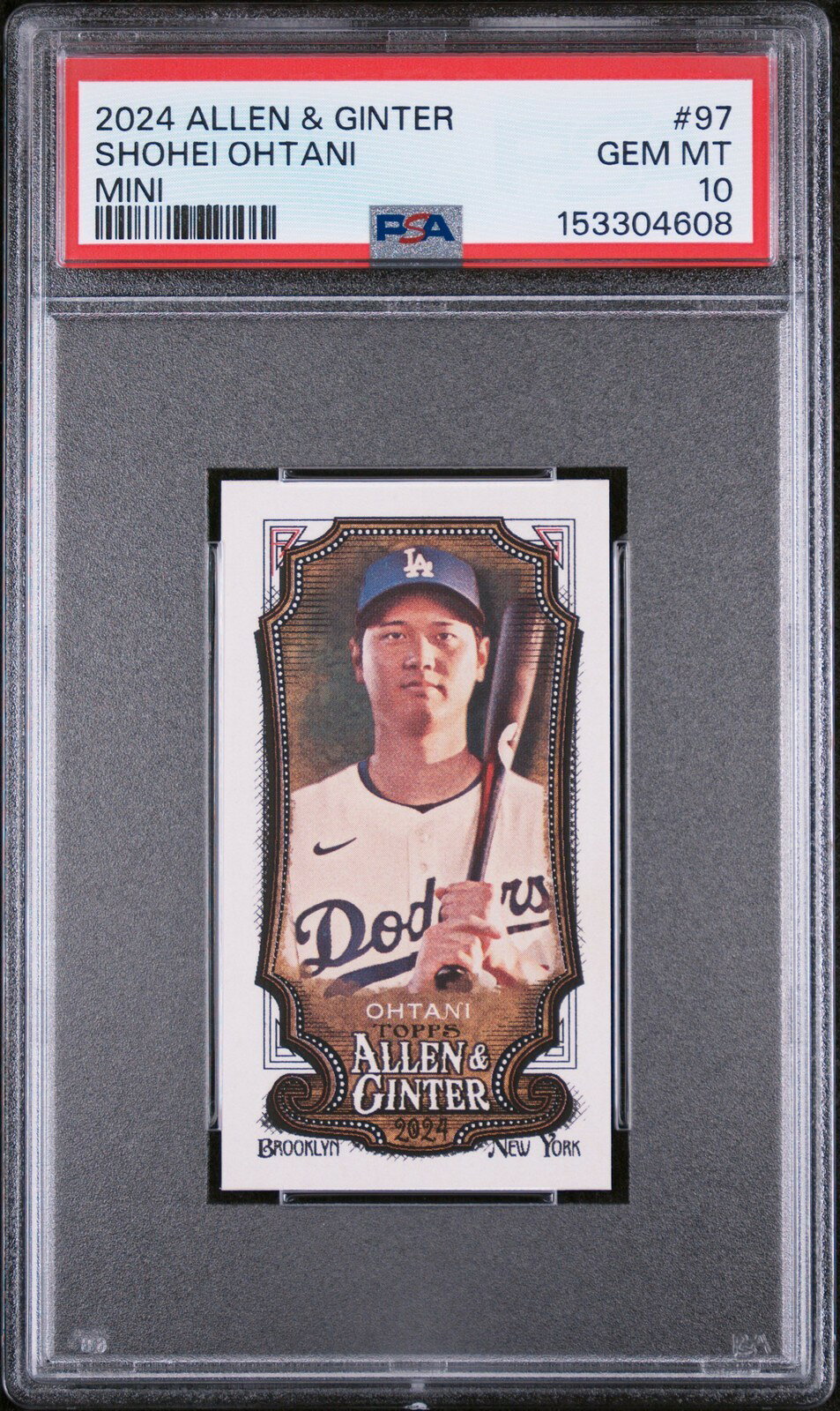 MLB 2024 ALLEN & GINTER MINI 大谷翔平 #97 PSA 10 鑑定済