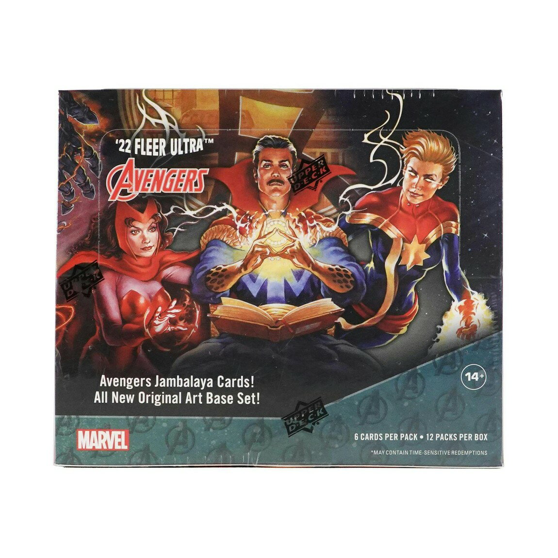 マーベル英語版 2022 Upper Deck Marvel Fleer Ultra Avengers Hobby Box ホビーボックス オリジナルアート パラレル インサート