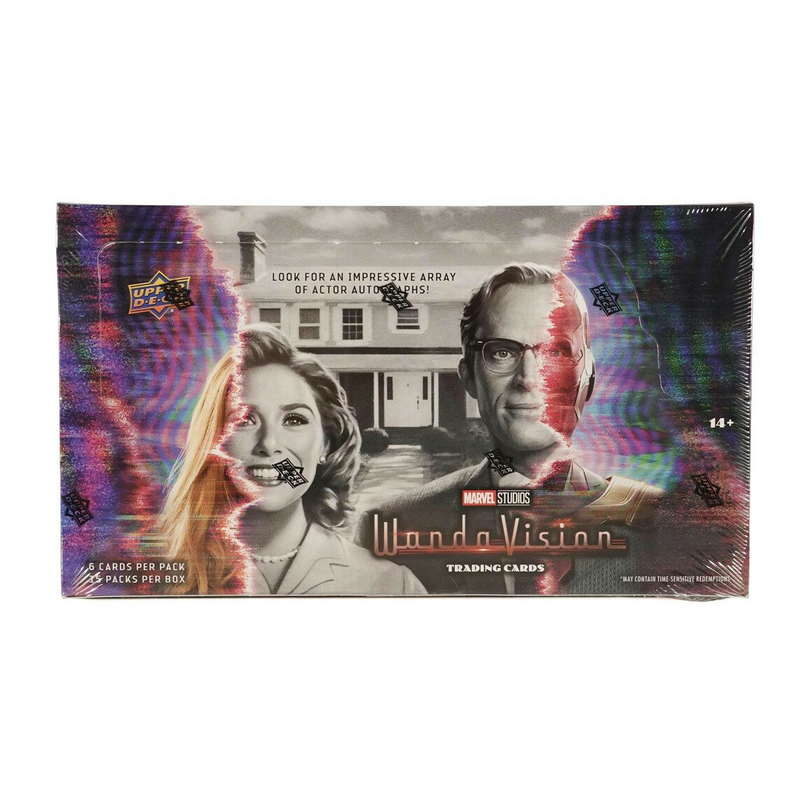 マーベル英語版 2022 Upper Deck Marvel Studios WandaVision Hobby Box ホビーボックス 俳優直筆サイン＆フィルムセル収録