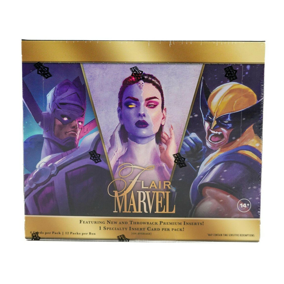 マーベル英語版 2024 Upper Deck Marvel Flair Trading Cards Hobby Box ホビーボックス 新規描き下ろしアート シリアル入りパラレル