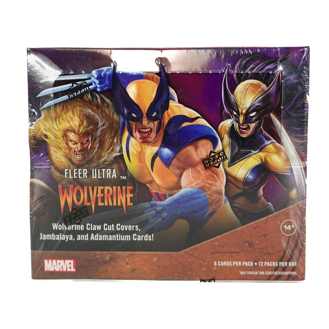 マーベル英語版 2024 Upper Deck Marvel Fleer Ultra Wolverine Hobby Box トレーディングカード ウルヴァリン