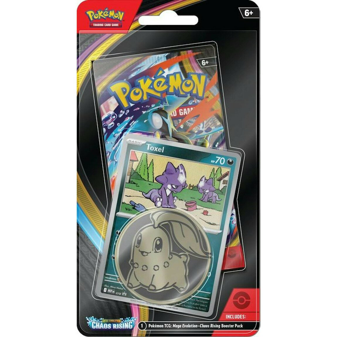 ポケモン英語版 Mega Evolution: Chaos Rising Checklane 16-Blister Box