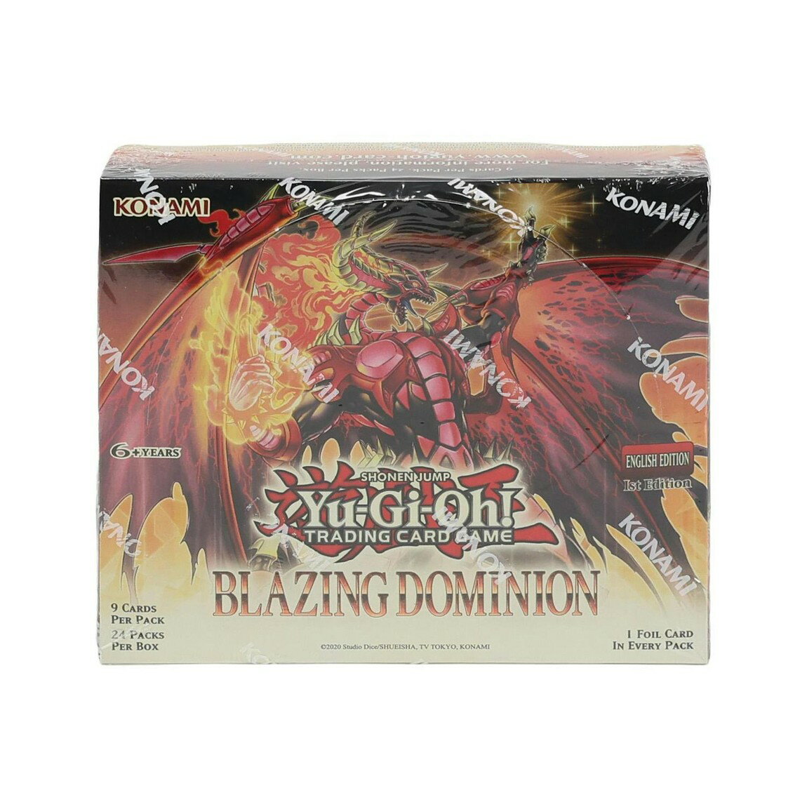 遊戯王英語版 Blazing Dominion Booster Box ブースターボックス 24パック入り