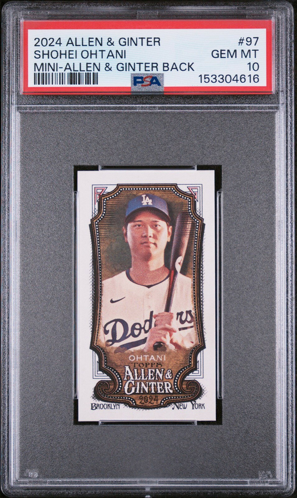 MLB 2024 Allen & Ginter Mini-Allen & Ginter Back 大谷翔平 #97 PSA10 鑑定済
