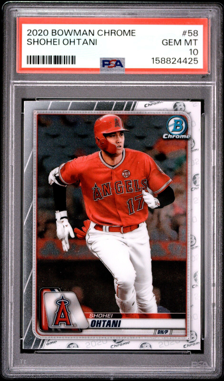 MLB 2020 BOWMAN CHROME 大谷翔平 #58 PSA 10 鑑定済