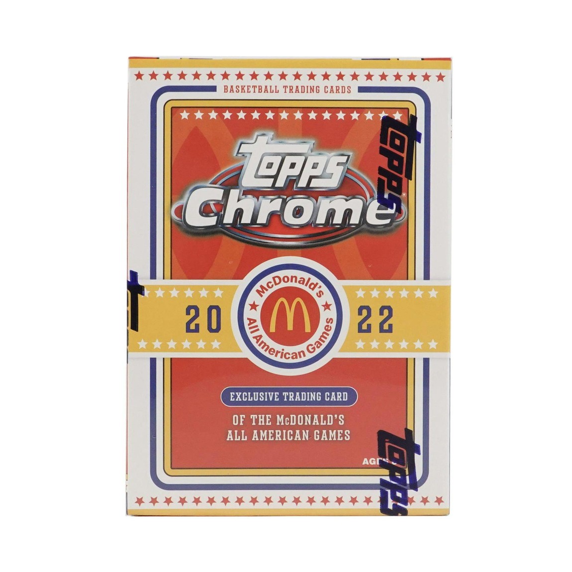 NBA 2022 Topps McDonald's All American Chrome Basketball ブラスターボックス 2枚の限定RayWaveパラレル封入