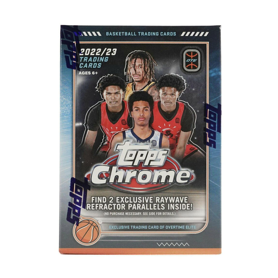 NBA 2022-23 Topps Chrome Overtime Elite Basketball Blaster Box 限定Raywaveパラレル封入