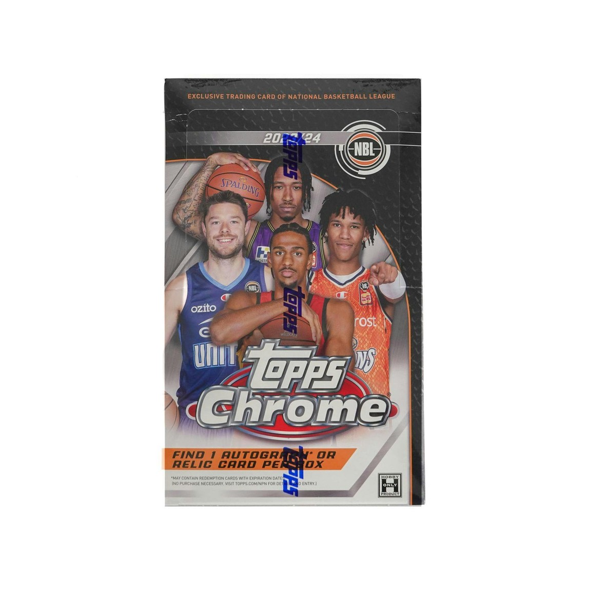 NBA 2023-24 Topps Chrome NBL Australian Basketball Hobby Box ホビーボックス 直筆サイン or レリック封入