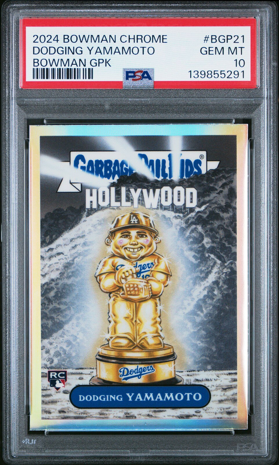 MLB 2024 Bowman Chrome Bowman GPK 山本由伸 #BGP21 PSA10 鑑定済