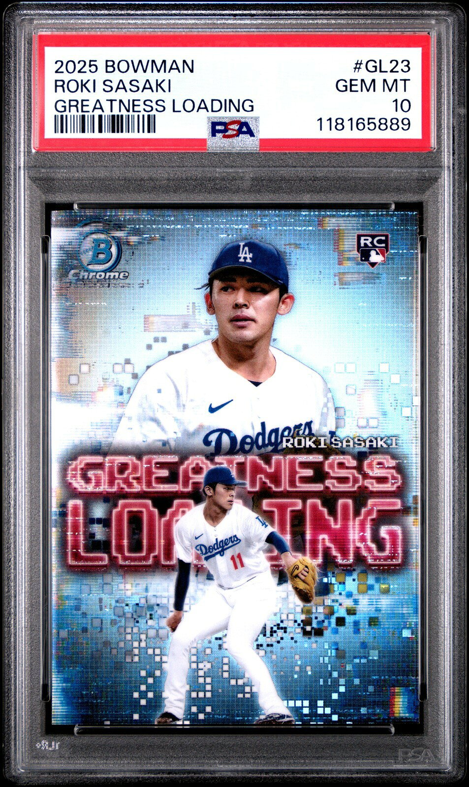 MLB 2025 BOWMAN GREATNESS LOADING 佐々木朗希 #GL23 PSA10 鑑定済