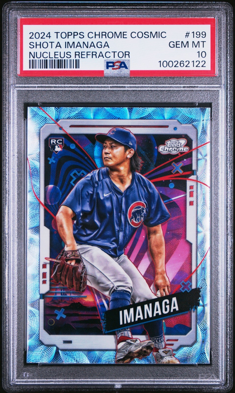 MLB 2024 TOPPS COSMIC CHROME 今永昇太 NUCLEUS REFRACTOR #199 PSA 10 鑑定済
