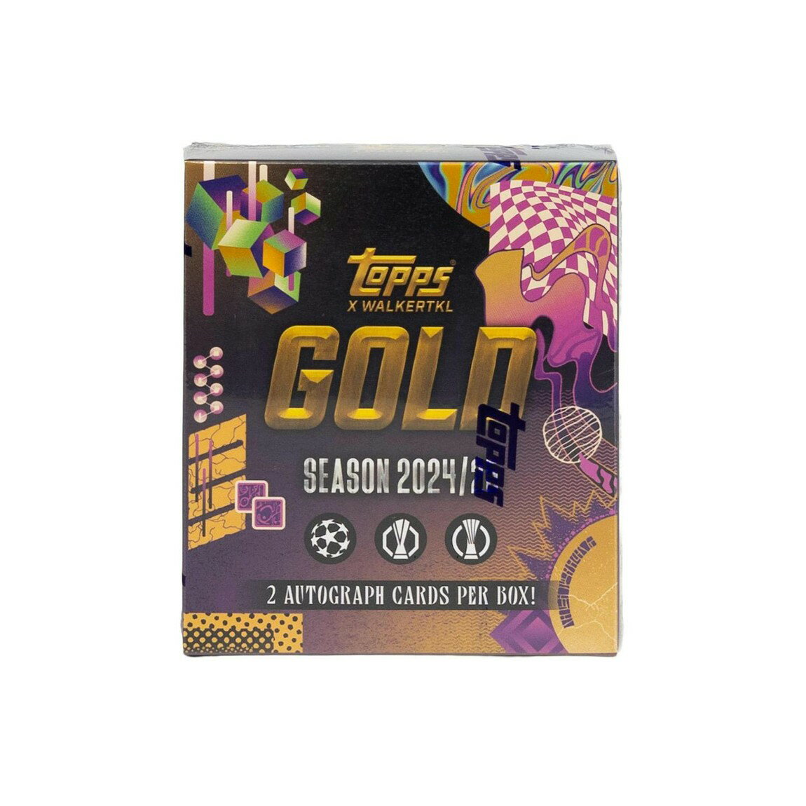 サッカー 2024/25 Topps Gold UEFA Club Competitions Soccer Hobby Box ホビーボックス 直筆サイン2枚封入