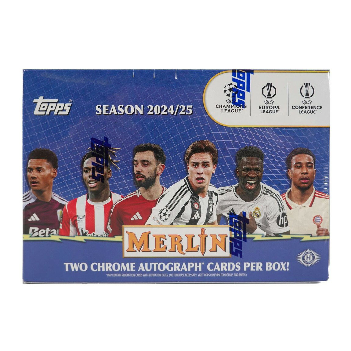 サッカー 2024/25 Topps Merlin UEFA Club Competitions Delight Box 直筆サインカード2枚封入