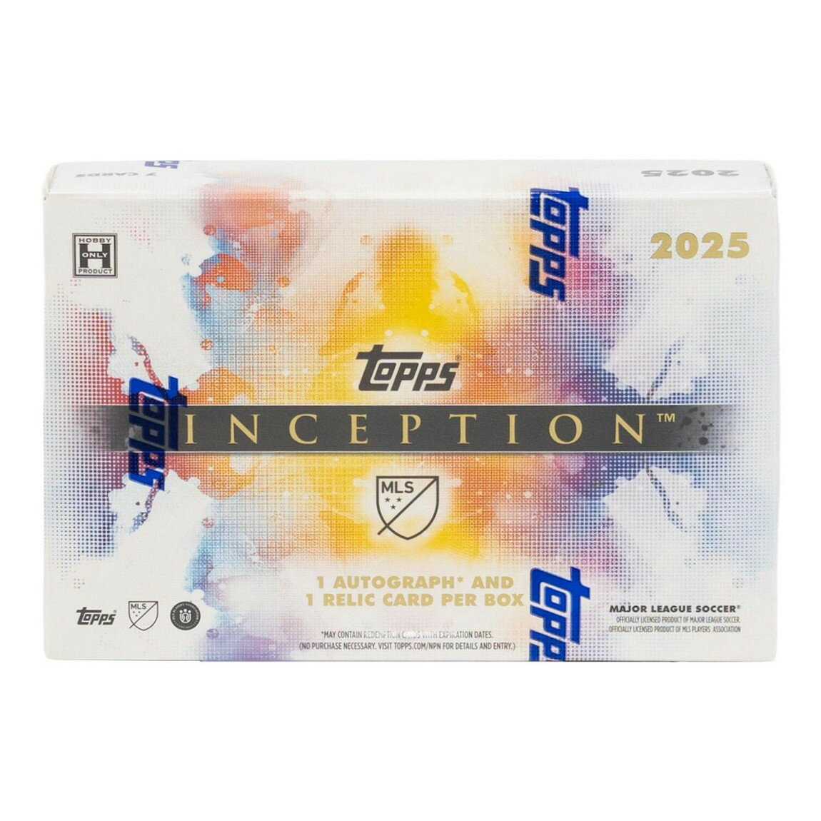 サッカー 2025 Topps Inception MLS Major League Soccer Hobby Box メッシ選手等のスターを収録