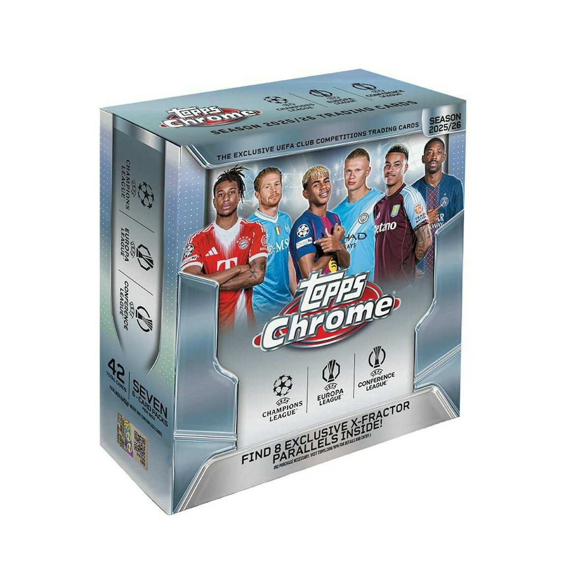 サッカー 2025/26 Topps Chrome UEFA Club Competitions Mega Box メガボックス X-Fractorパラレル封入