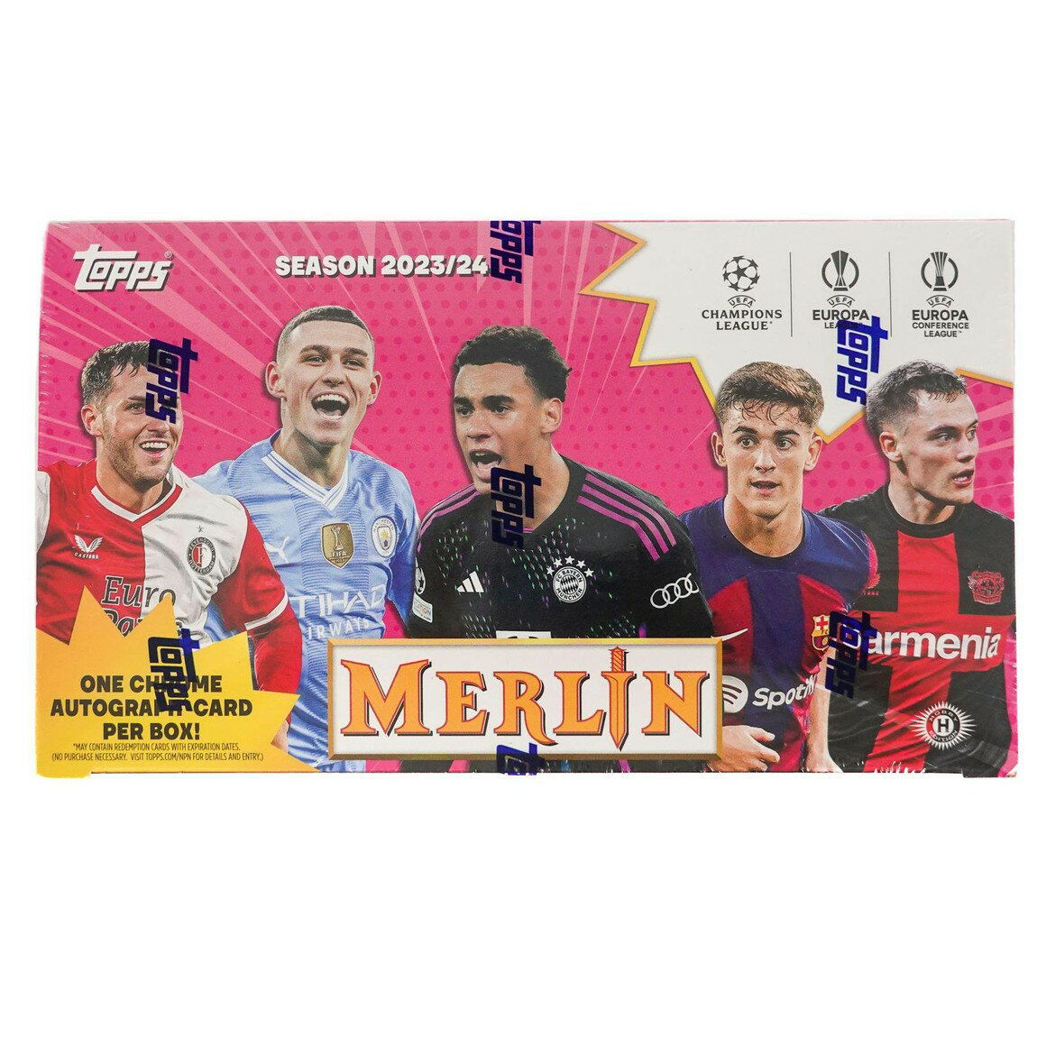 サッカー 2023/24 Topps Chrome Merlin UEFA Club Competitions Hobby Box