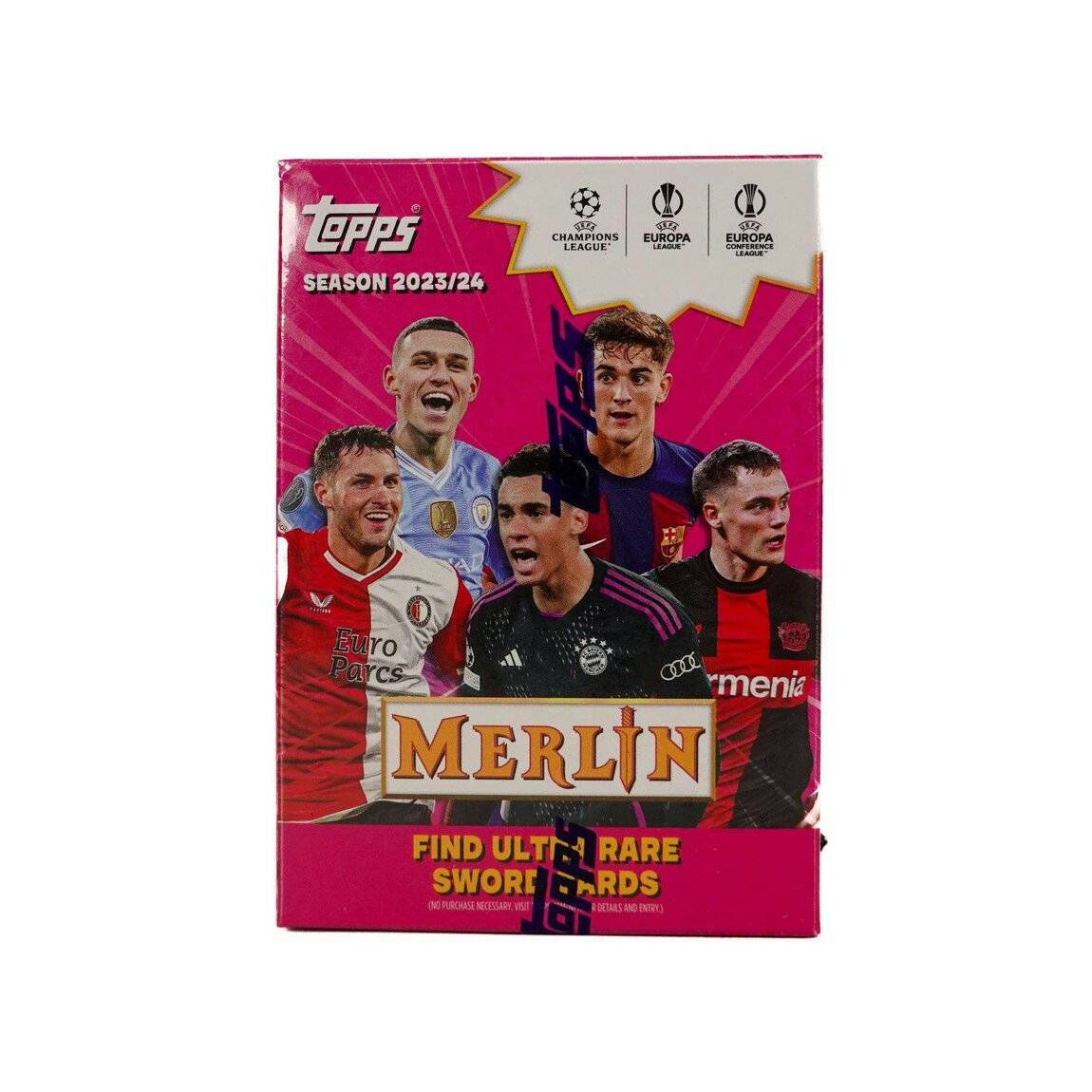 サッカー 2023/24 Topps Chrome Merlin UEFA Club Competitions ブラスターボックス