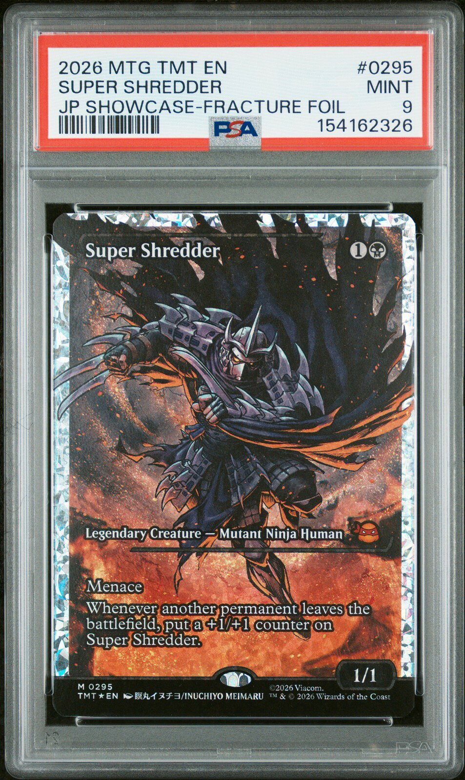 MTG英語版 2026 TEENAGE MUTANT NINJA TURTLES SUPER SHREDDER #0295 PSA 9 鑑定済