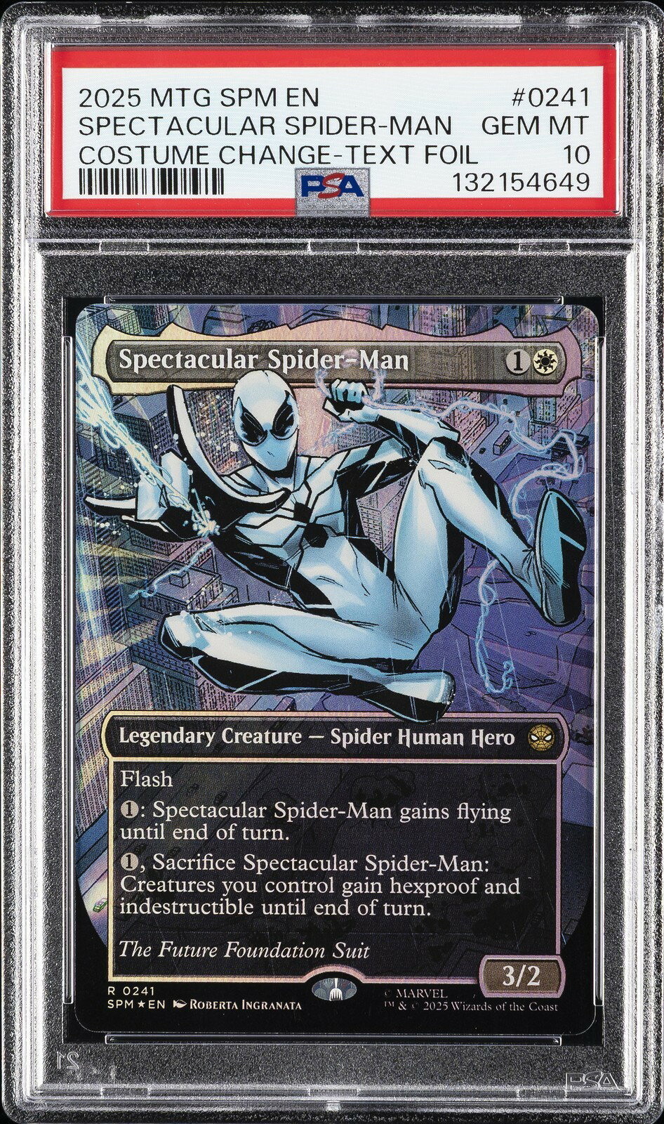 MTG英語版 2025 Marvel's Spider-Man Spectacular Spider-Man #0241 PSA 10 鑑定済