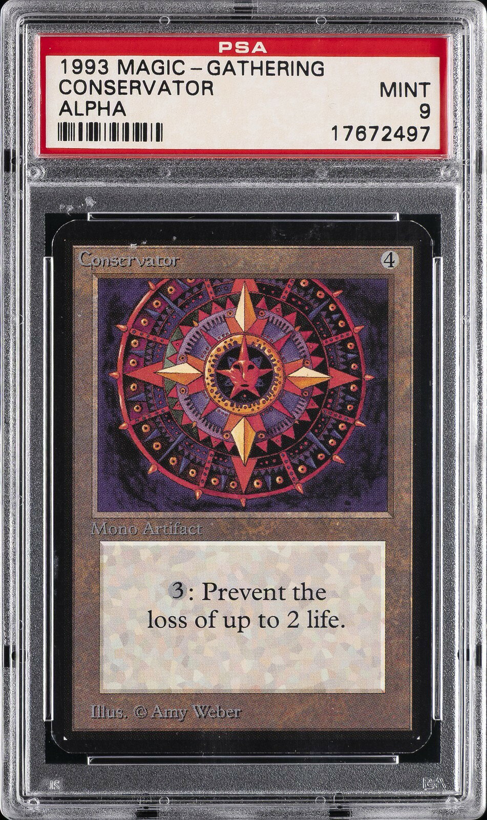MTG英語版 1993 ALPHA CONSERVATOR コンサベーター PSA 9 鑑定済