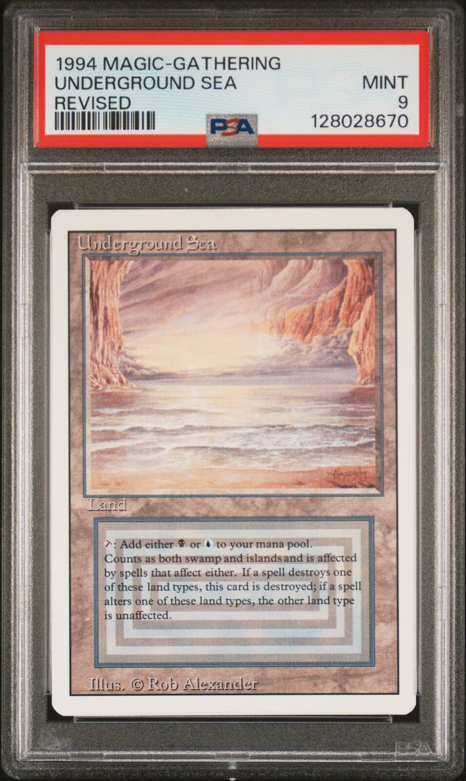 MTG英語版 1994 Revised Underground Sea PSA 9 鑑定済