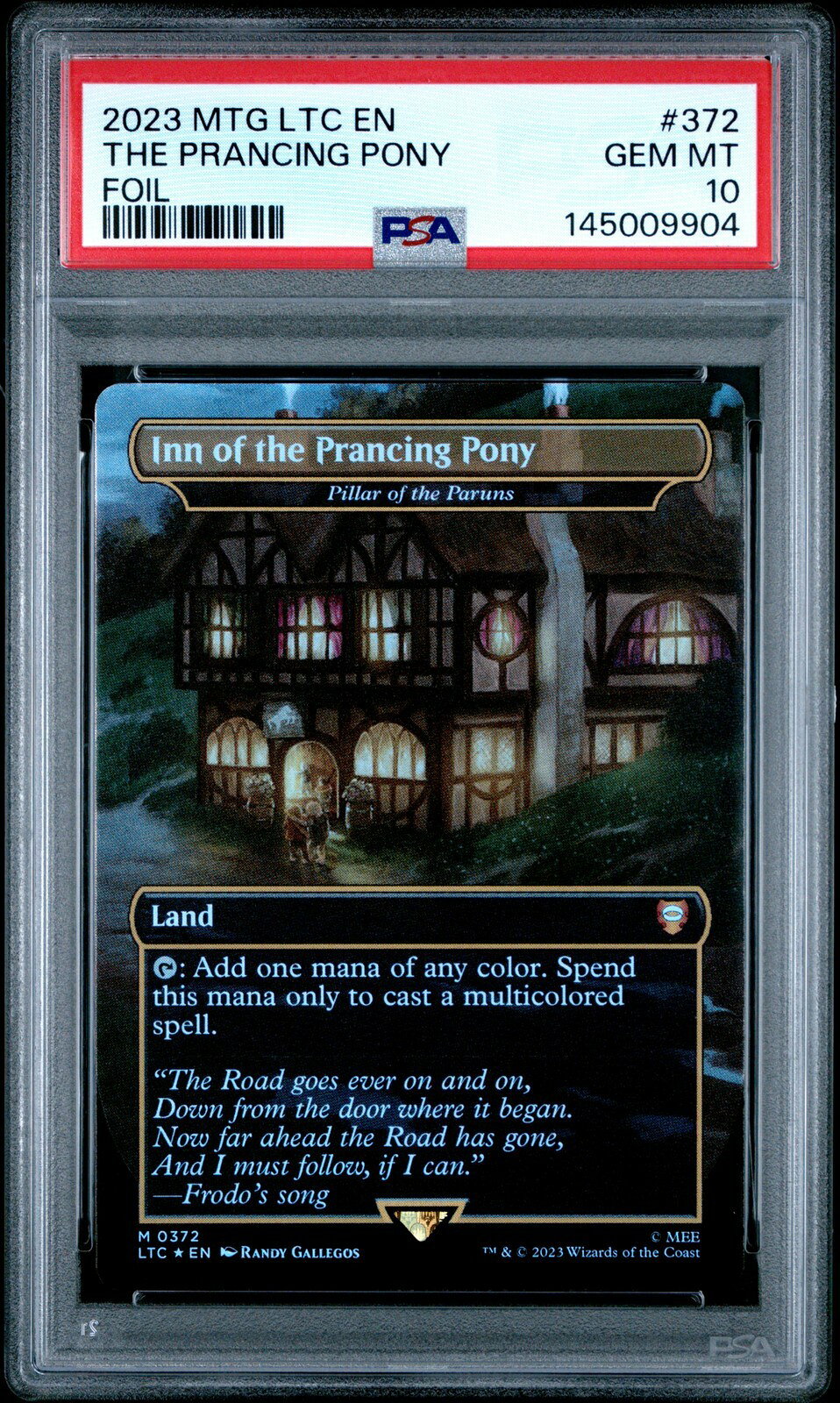 MTG英語版 2023 INN OF THE PRANCING PONY FOIL #372 PSA 10 鑑定済