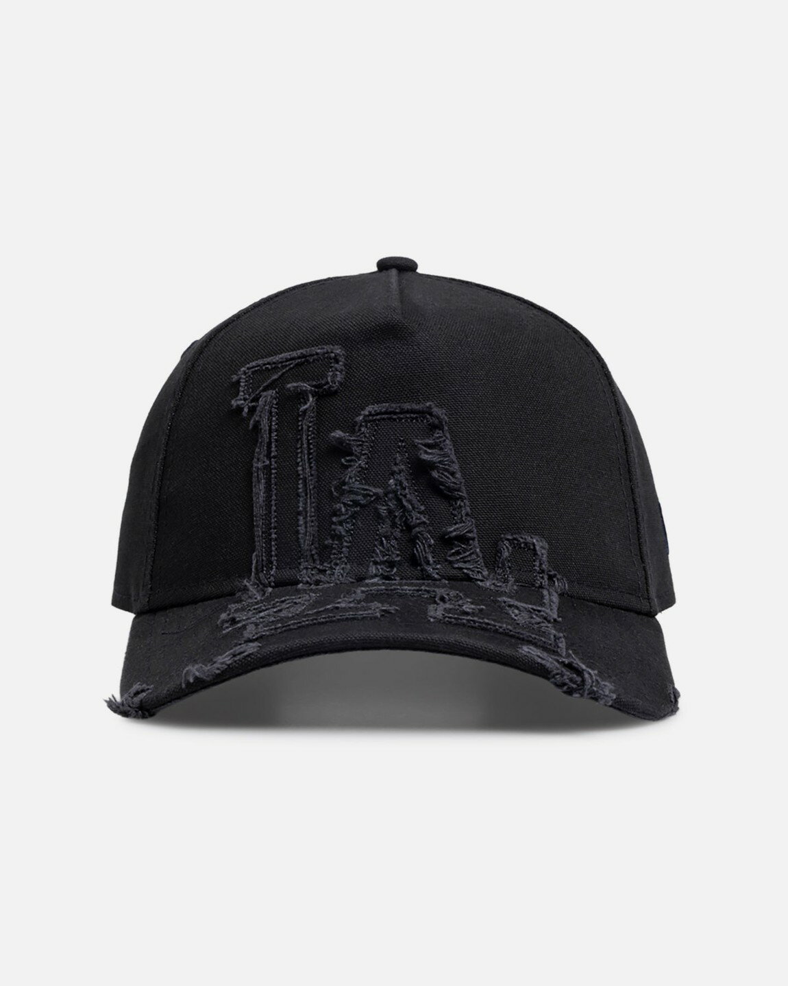 Rakuten - New Era ロサンゼルス・ドジャース Applique Distressed 9FORTY A-Frame キャップ ネイビー スナップバック 帽子 MLB