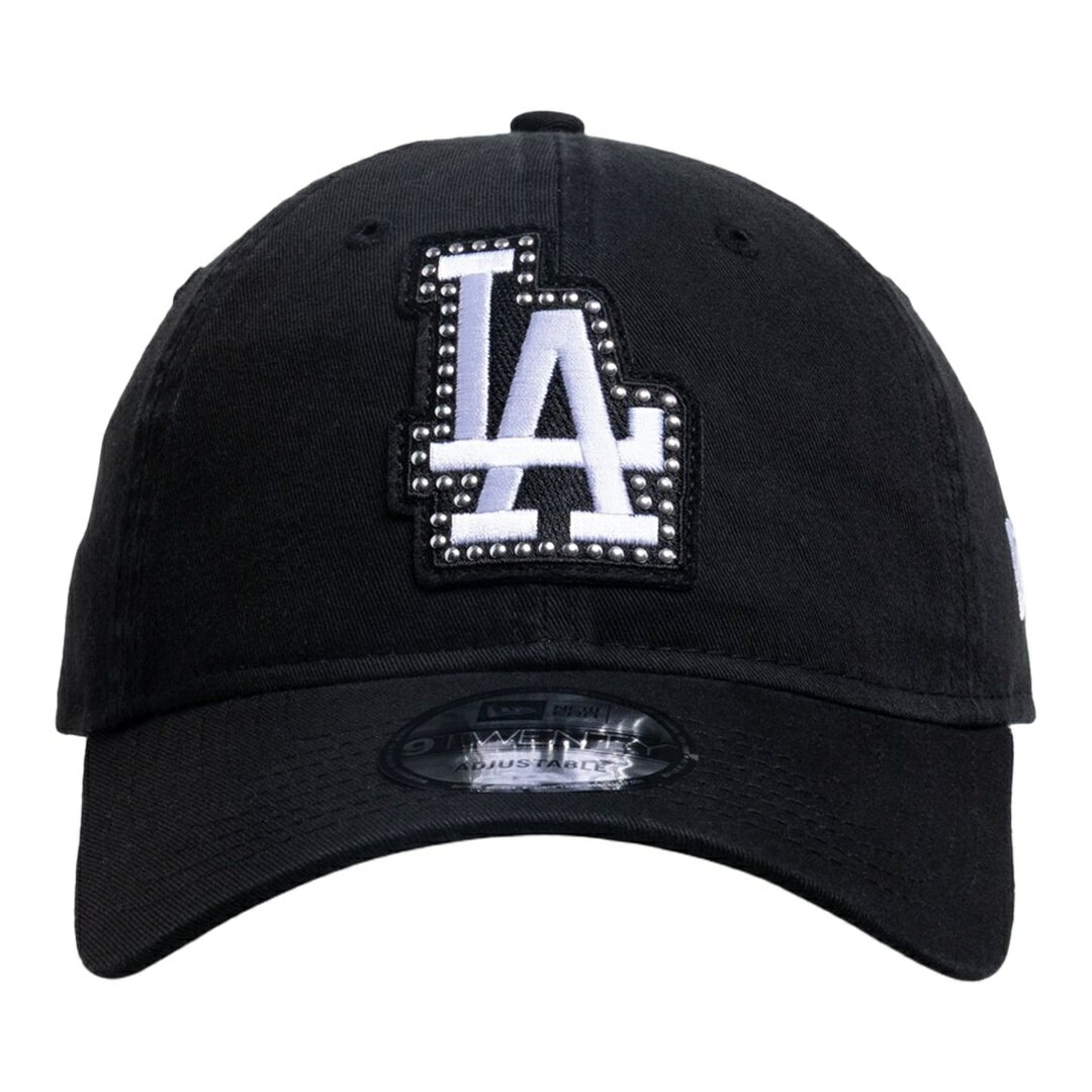 Rakuten - New Era ロサンゼルス ドジャース Studs 9TWENTY キャップ ストラップバック ブラック MLB 帽子 ニューエラ