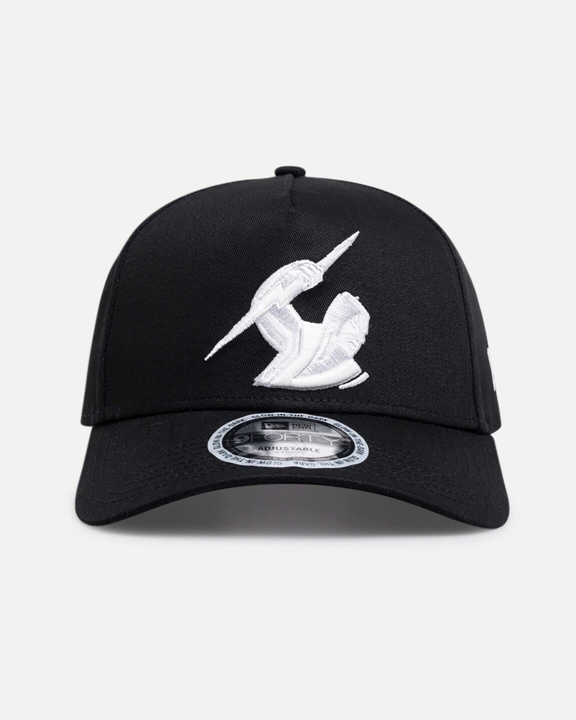 Rakuten - New Era メルボルン・ストーム NRL グロウインザダーク 9FORTY A-Frame スナップバック キャップ ブラック 帽子