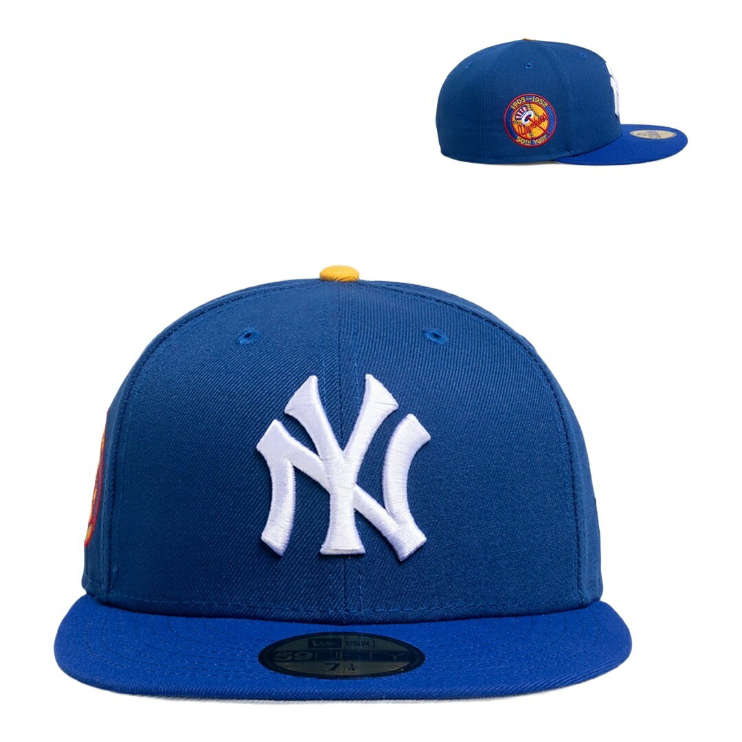 乐天商城 - New Era ニューヨーク・ヤンキース Majestic Songbird 59FIFTY フィッテッド キャップ ブルー