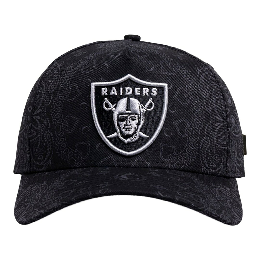 New Era ラスベガス・レイダース Black Tonal 9FORTY A-Frame スナップバック キャップ ブラック 帽子 NFL