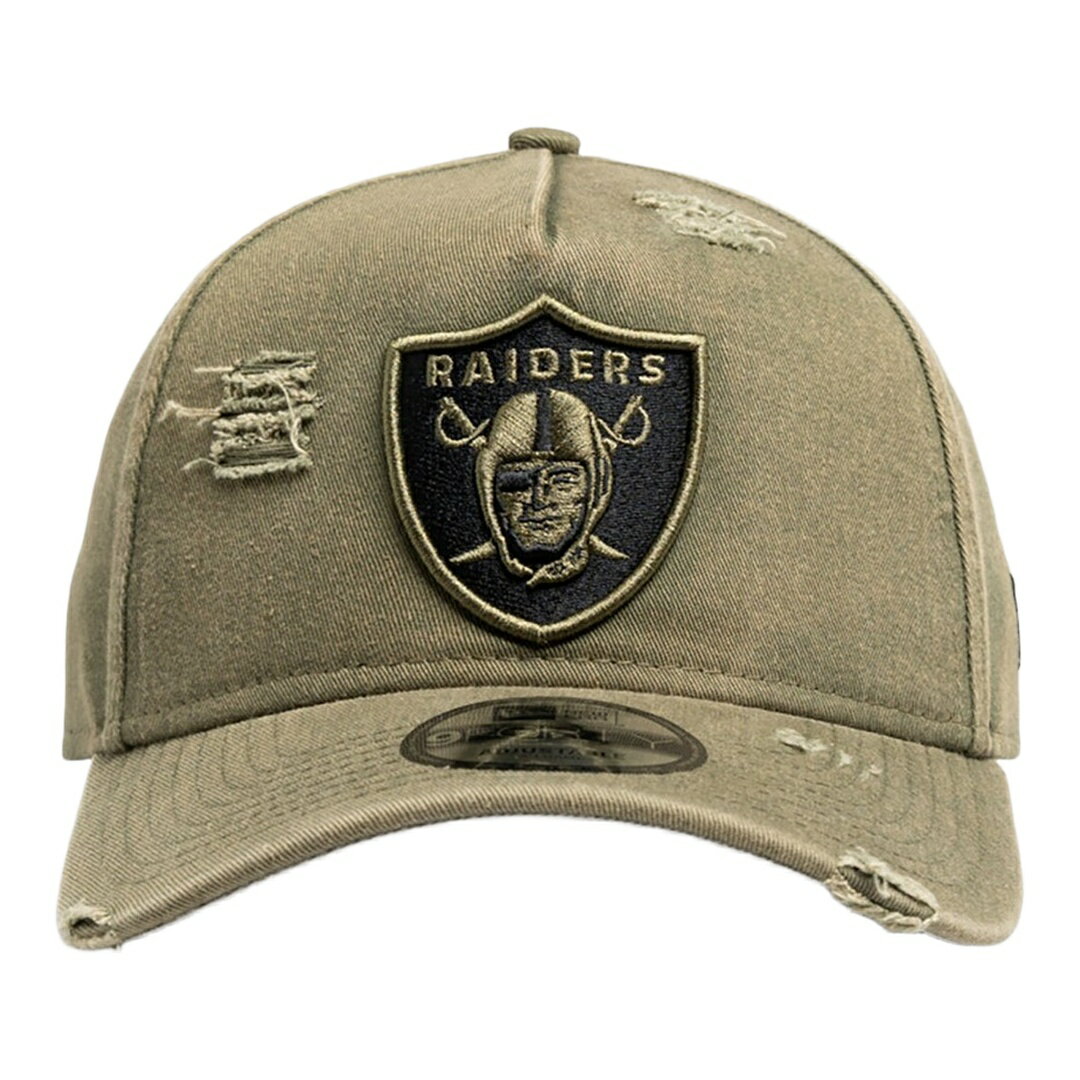 Rakuten - New Era ラスベガス・レイダース 9FORTY A-Frame スナップバック キャップ オリーブ NFL 帽子
