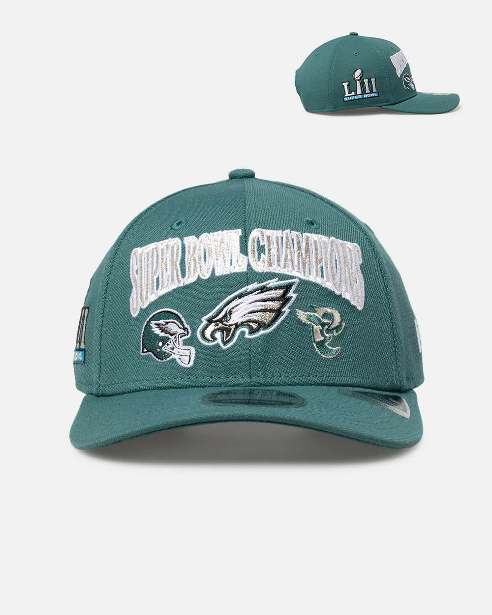 Rakuten - New Era フィラデルフィア・イーグルス スーパーボウル 9SEVENTY スナップバックキャップ オフィシャルチームカラー 帽子 NFL