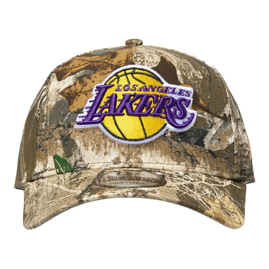 Rakuten - New Era ロサンゼルス・レイカーズ リアルツリーカモ 9FORTY A-Frame スナップバック キャップ リアルツリーカモ NBA 帽子
