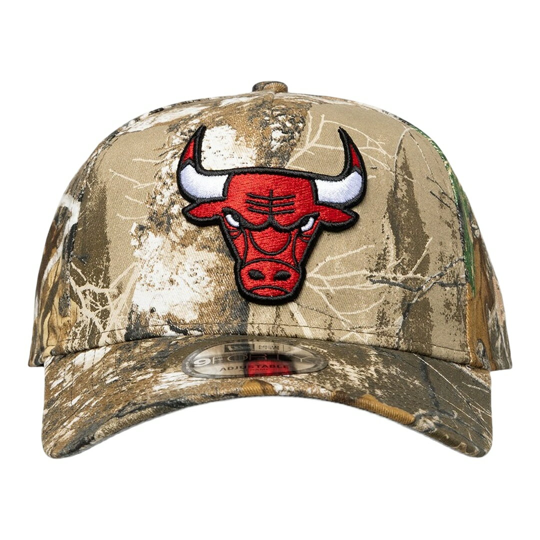 New Era シカゴ・ブルズ Real Tree Camo 9FORTY A-Frame スナップバック キャップ NBA 帽子 リアルツリーカモ