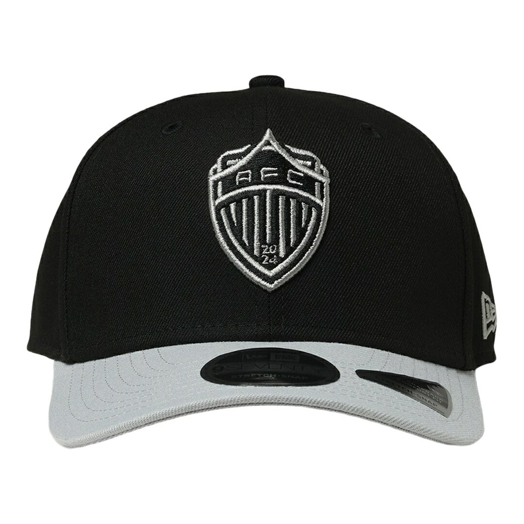 New Era Auckland FC Aリーグ 9SEVENTY ストレッチ スナップバック キャップ 帽子 ブラック
