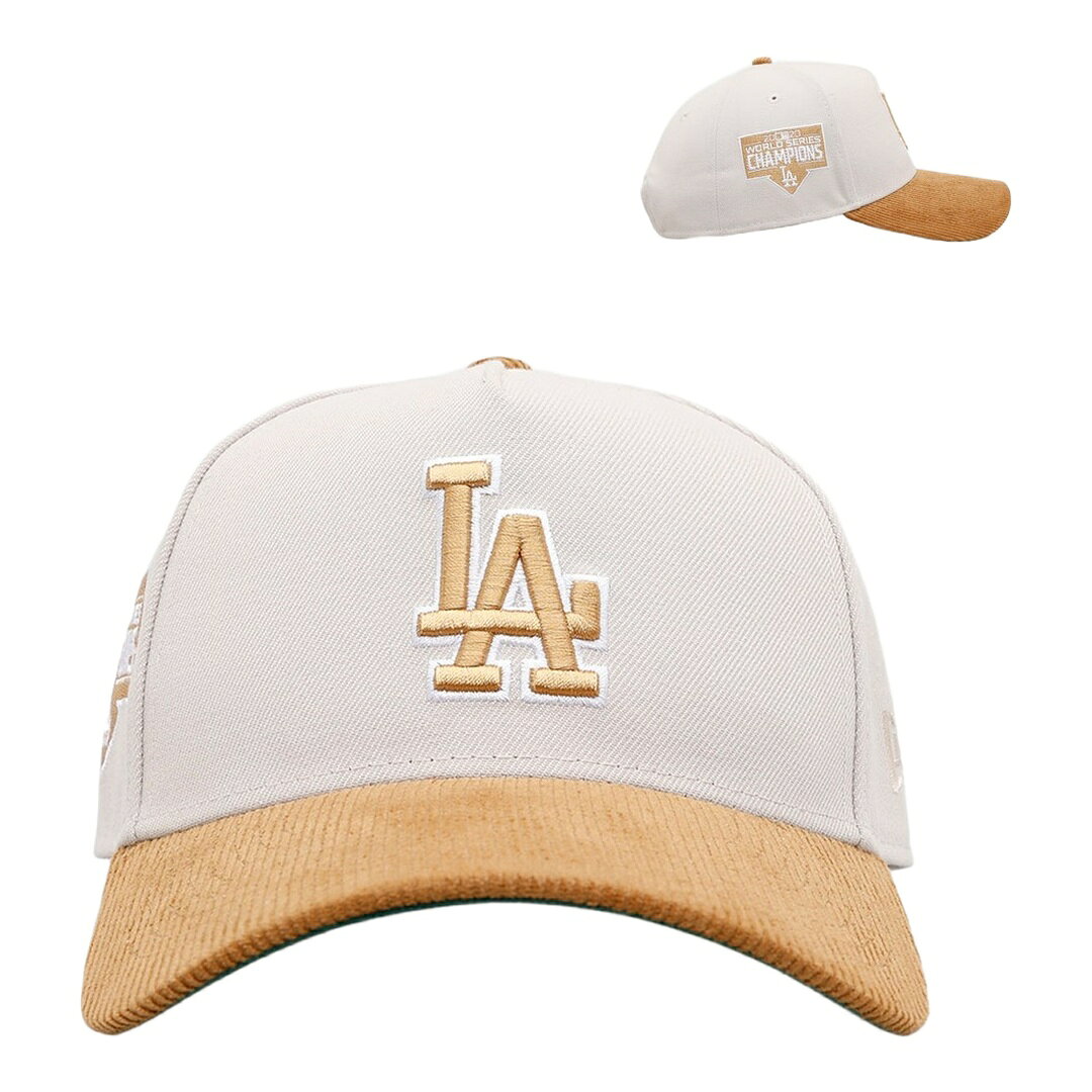 PRODUCT DETAILS New Era ロサンゼルス ドジャース Honey Pot 9FORTY A-Frame スナップバック キャップ ストーン ウィート【商品仕様】・ ブランド：New Era・ チーム：ロサンゼルス ドジャース・ カラー：ストーン/ウィート・ 種別：9FORTY A-Frame スナップバック【特徴】・ フロントパネルを1枚にまとめたハイプロファイルなA-Frame形状を採用したモデルです。・ つば（バイザー）部分にはコーデュロイ素材を使用し、異素材の質感を楽しめるデザインになっています。・ 背面のスナップバッククロージャーにより、自分好みのサイズ感に調整が可能です。・ フロントにはチームロゴの刺繍、サイドにはニューエラのロゴ刺繍が施されています。・ あらかじめ曲げられたプレカーブドバイザー仕様で、5パネルの構造によりシルエットを保持します。【サイズ展開】・フリー※海外正規品の並行輸入です。※モニターにより色味が異なって見える場合があります。 ■ 商品について 海外輸入品（説明書は英語表記の場合あり） ■ ご注意 ・掲載画像は実物に近い色味になるよう調整しておりますが、ご利用の環境により差異が生じる場合があります。・複数店舗で在庫を共有しているため、ご注文後に在庫切れとなる場合がございます。 ■ 納期について お届けの目安を必ずご確認ください。 海外正規ルート仕入れ品 海外ブランド ▼ 海外正規ブランド店 正規代理店 ▼ 当 店 ※本商品は並行輸入品です 製造元は正規品と同一のブランド・メーカーです。当店では海外正規ルートより仕入れた商品を取り扱っております。流通ルートが異なるのみで、商品自体に違いはございません。 ── 当店の商品について ── 正規品のみ取り扱い 海外正規店・正規代理店から商品を直接仕入れ、国内に輸入して販売しております。 日本未入荷・海外限定モデルも多数 日本未入荷・海外限定モデルも多数取り扱っております。サイズ・カラー違いや海外限定で販売された製品など、日本では手に入りにくいアイテムをお届けいたします。 お求めやすい価格の理由 海外市場での価格差や流通ルートの違いにより、国内販売価格よりお求めやすくなっております。品質はそのままに、よりお手頃な価格でお届けいたします。 安心保証 ご使用前に万が一、製品に不具合がございました場合は、交換または商品代金のご返金にて対応させていただきます。商品到着後5日以内にご連絡ください。 ご注意 海外からの輸入品となります。海外輸送のため、外箱に軽微なスレ等がある場合がございますが、商品本体には影響ございません。 ※在庫状況は仕入先の在庫情報をもとに出来る限り正確に表示しておりますが、取寄せ商品のため、タイミングによりご注文後に欠品・キャンセルとなる場合がございます。 お探しの商品がございましたら、お気軽にご相談ください。