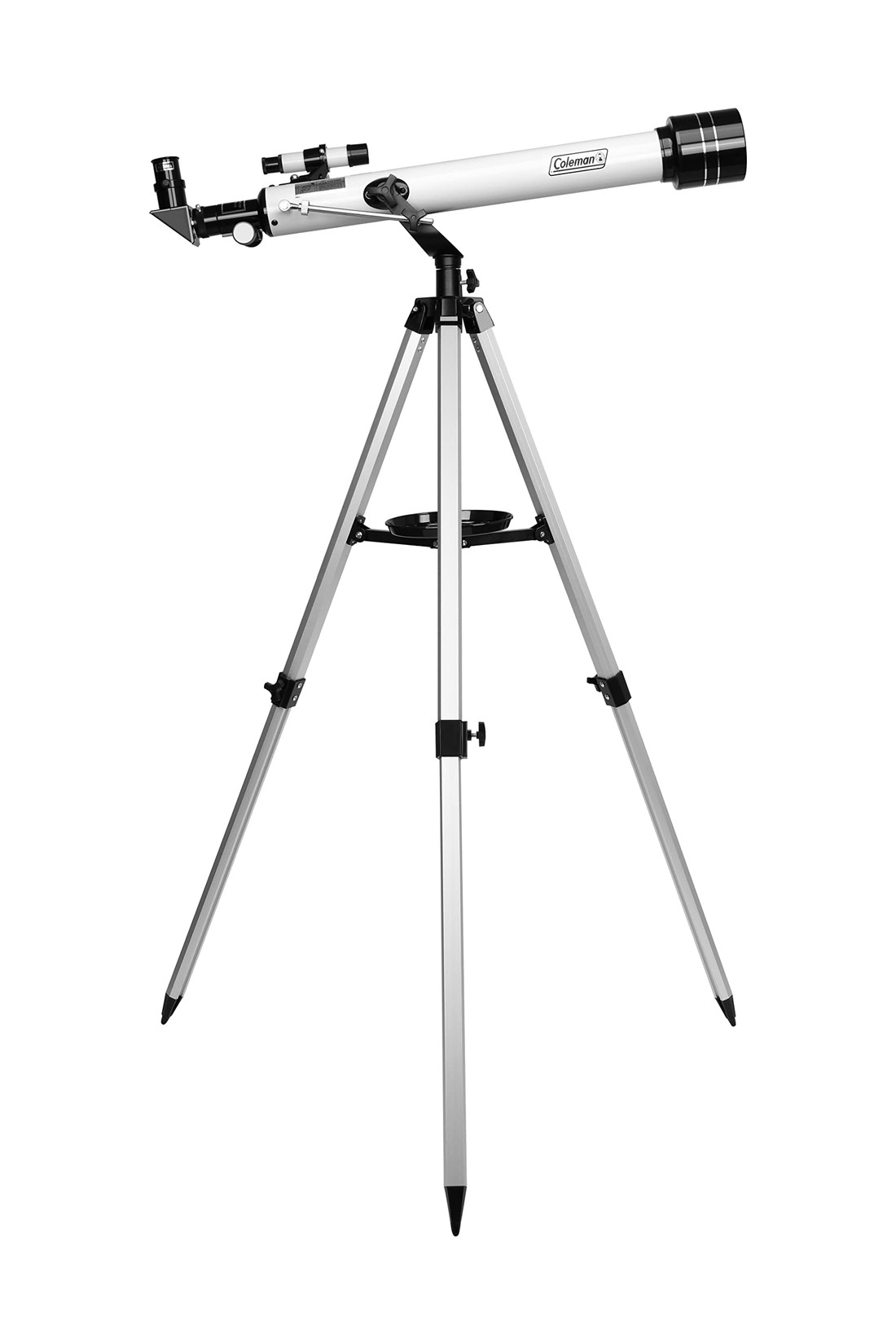 Colemanコールマン700mm x 60mm 屈折望遠鏡 35x 525x キット ハードケース付 White