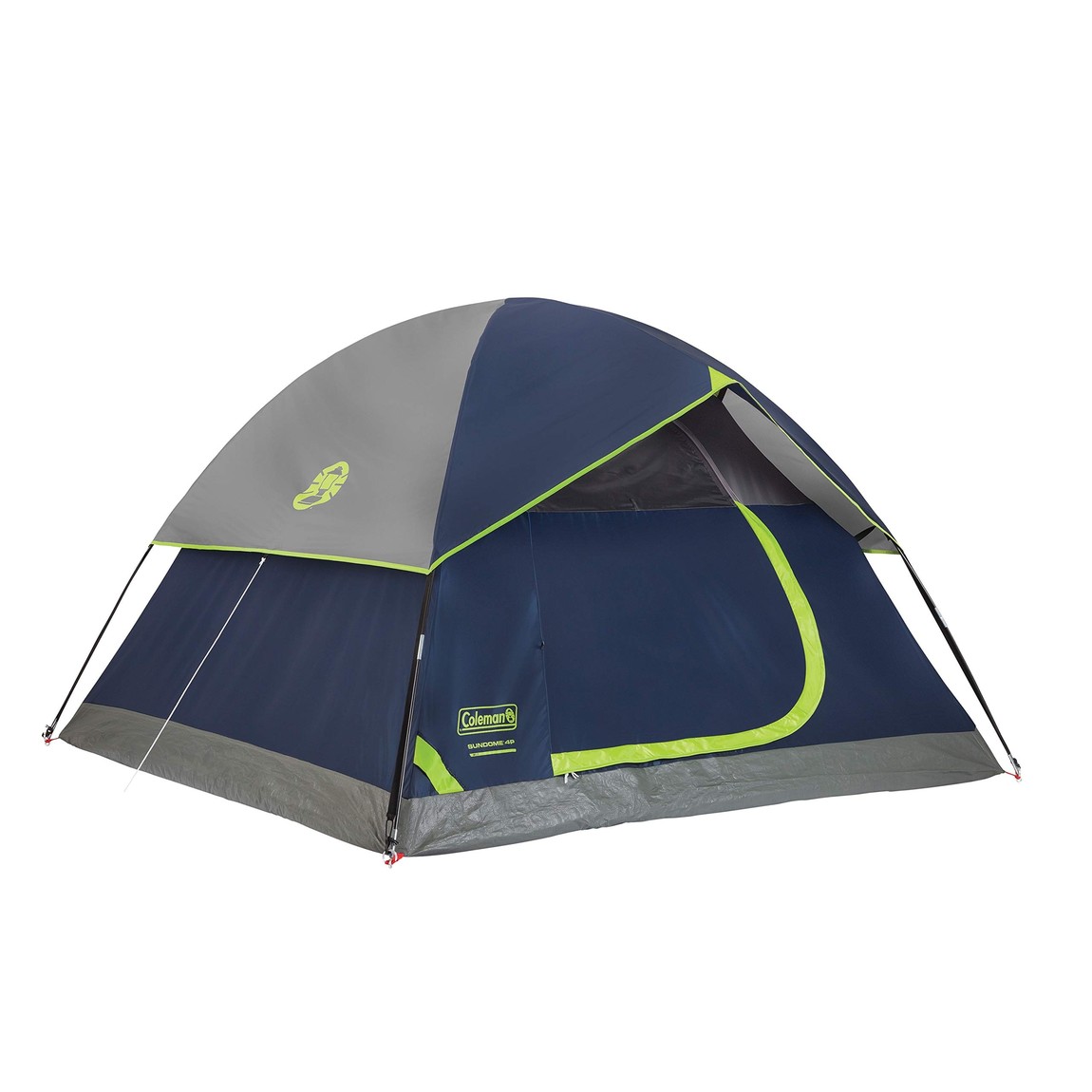 PRODUCT DETAILS Coleman サンドーム ドームテント 4人用 レインフライ付き ウェザーテック 防水【商品仕様】・ブランド：Coleman【取扱サイズ】・4人用【特徴】・ 設営が簡単なスナッグフリーの連続ポールスリーブを採用しており、約10分で組み立てが可能です。・ 大型の窓と地面近くのベント（通気口）により、温かい空気を効率的に排出し内部を快適に保ちます。・ 特許取得済みの溶着フロアと逆巻きの縫い目によるウェザーテックシステムが、雨天時の浸水を防ぎます。・ 強固なフレーム構造により、時速約56km（35マイル）の風にも耐えうる設計です。・ 内部にはクイーンサイズのエアマットレスを1台設置できるスペースがあり、電源コードを取り込めるEポートも備えています。 ■ 商品について 海外輸入品（説明書は英語表記の場合あり） ■ ご注意 ・掲載画像は実物に近い色味になるよう調整しておりますが、ご利用の環境により差異が生じる場合があります。・複数店舗で在庫を共有しているため、ご注文後に在庫切れとなる場合がございます。 ■ 納期について お届けの目安を必ずご確認ください。 海外正規ルート仕入れ品 海外ブランド ▼ 海外正規ブランド店 正規代理店 ▼ 当 店 ※本商品は並行輸入品です 製造元は正規品と同一のブランド・メーカーです。当店では海外正規ルートより仕入れた商品を取り扱っております。流通ルートが異なるのみで、商品自体に違いはございません。 ── 当店の商品について ── 正規品のみ取り扱い 海外正規店・正規代理店から商品を直接仕入れ、国内に輸入して販売しております。 日本未入荷・海外限定モデルも多数 日本未入荷・海外限定モデルも多数取り扱っております。サイズ・カラー違いや海外限定で販売された製品など、日本では手に入りにくいアイテムをお届けいたします。 お求めやすい価格の理由 海外市場での価格差や流通ルートの違いにより、国内販売価格よりお求めやすくなっております。品質はそのままに、よりお手頃な価格でお届けいたします。 安心保証 ご使用前に万が一、製品に不具合がございました場合は、交換または商品代金のご返金にて対応させていただきます。商品到着後5日以内にご連絡ください。 ご注意 海外からの輸入品となります。海外輸送のため、外箱に軽微なスレ等がある場合がございますが、商品本体には影響ございません。 ※在庫状況は仕入先の在庫情報をもとに出来る限り正確に表示しておりますが、取寄せ商品のため、タイミングによりご注文後に欠品・キャンセルとなる場合がございます。 お探しの商品がございましたら、お気軽にご相談ください。
