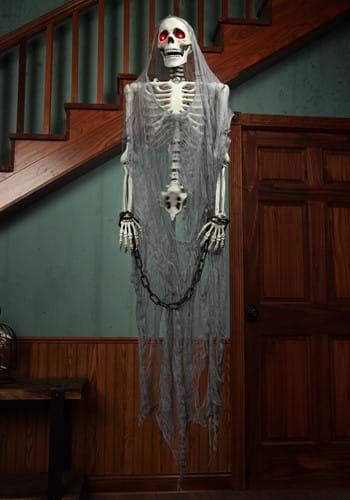 トーキングプリゾナースケルトンディスプレイ ハロウィン ホラーグッズ イベント 装飾