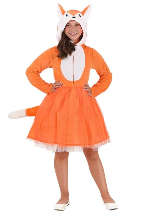 女の子用 チュチュ・フォックス コスチューム 子供用キッズ 衣装 イベント ハロウィンの商品画像