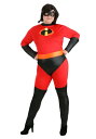 大きいサイズ Incredibles 2 Mrs. Incredible コスチュームイベント ハロウィン コスプレ 大人女性(3)