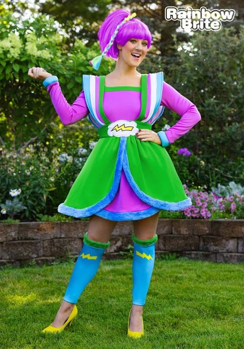 レディース ストーミー Rainbow Brite コスチュームイベント ハロウィン コスプレ 大人女性