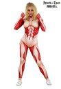 レディース 進撃の巨人 女型の巨人 コスチュームイベント ハロウィン コスプレ 大人女性