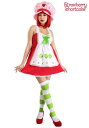 レディース サッシー Strawberry Shortcake コスチュームイベント ハロウィン コスプレ 大人女性