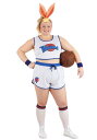 大きいサイズ Space Jam ローラバニー 女性用コスチュームイベント ハロウィン コスプレ 大人女性