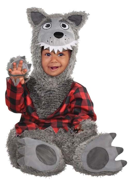 樂天商城 - 幼児用 グレー ベビーウェアウルフ コスチューム ハロウィン コスプレ衣装
