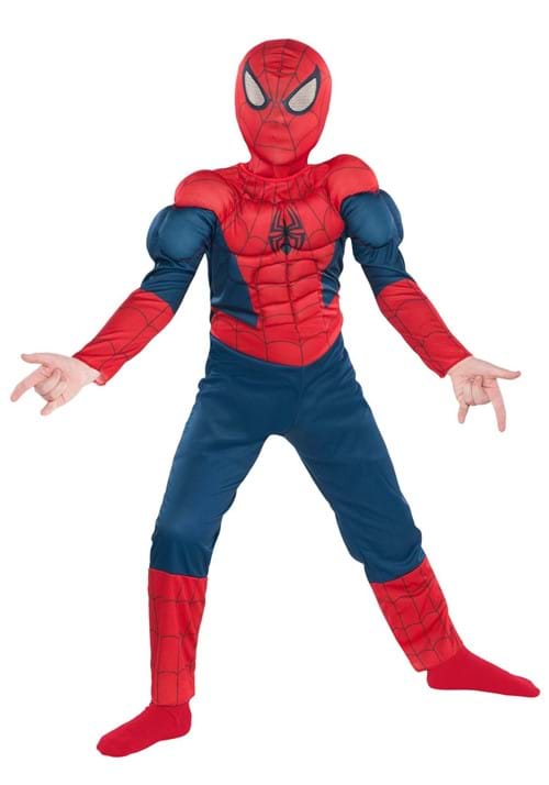スパイダーマン マッスルスーツ コスチューム 子供用 ハロウィン コスプレ衣装