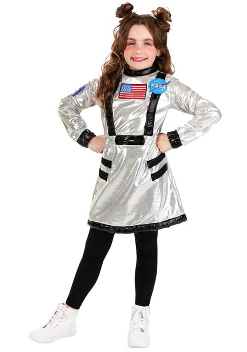女の子用 宇宙飛行士 コスチュームドレス ハロウィン コスプレ衣装